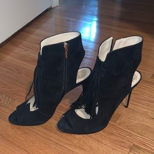 ✨NEW✨ Suede Fringe Heels